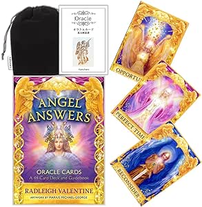 【オラクルカード】 【Hay House】 【正規販売店】 エンジェルアンサー オラクルカード Angel Answers Oracle Cards Valentine Radleigh 占い 英語のみ