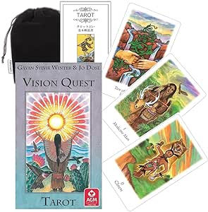 【タロットカード】 【US Games Systems (AGM)】 【正規販売店】ビジョンクエスト タロット Vision Quest Tarot ネイティブ アメリカン タロット 占い