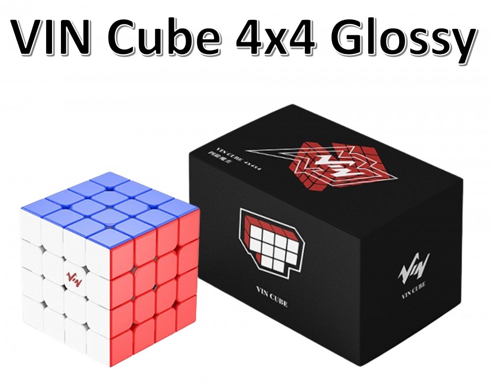 安心の保証付き 正規販売店 VIN Cube 4x4 Glossy ビンキューブ 磁石搭載 4x4x4キューブ グロッシー 光沢あり ステッ…