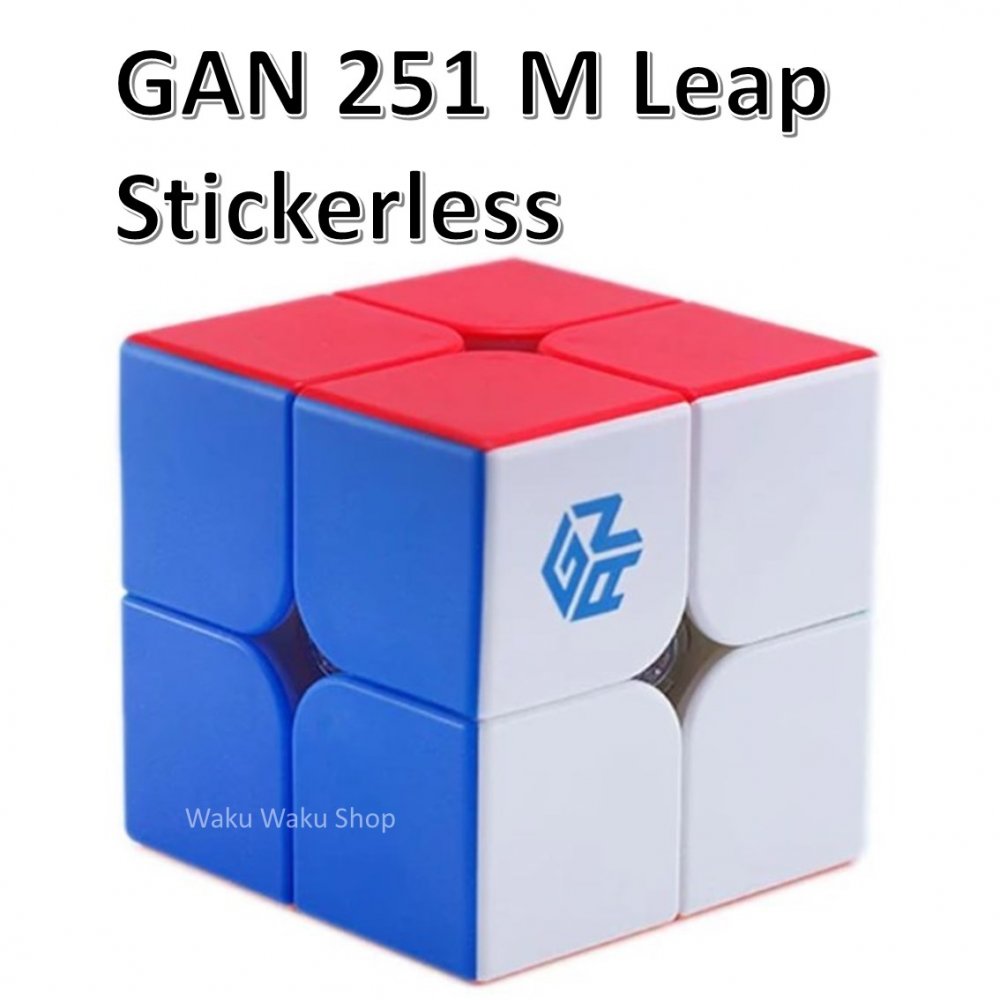 【安心の保証付き】 【正規販売店】 GAN251 M Leap ステッカーレス 磁石内蔵 2x2x2キューブ おすすめ なめらか