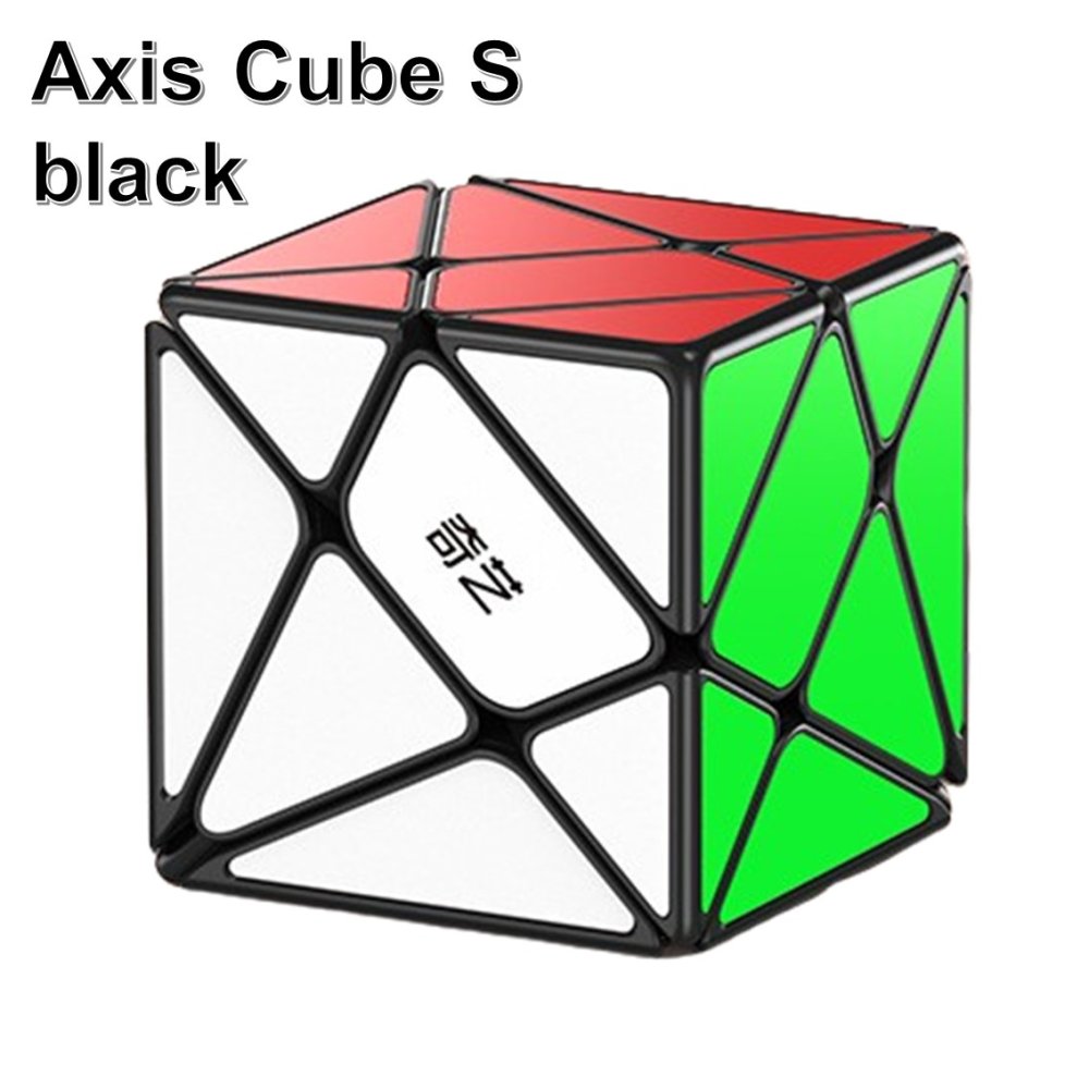 QiYi アクシス キューブ（ブラック）です。 ※中国語パッケージと英語パッケージがあり、そのどちらかが届きます。パッケージの指定を承ることはできません。 【商品の仕様】 商品名：QiYi Axis Cube Black 商品サイズ：約57 mm 重量：約106 g 箱が脆いため箱にダメージがある場合もございます。 【 安心の保証付き 】 こちらの商品は、お買い上げ頂いた日より30日間の保証が付いております。万が一の初期不良、不具合の場合、無償にて修理、または交換をさせて頂きます。