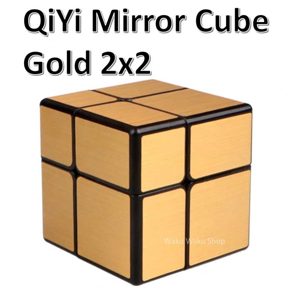 【安心の保証付き】 【正規販売店】 QiYi 2x2 Mirror Cube gold ミラーキュー ...