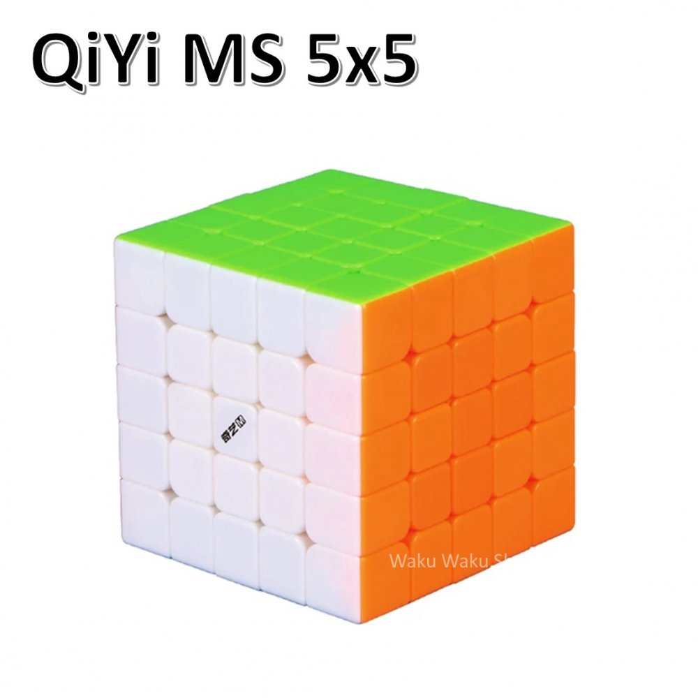 【安心の保証付き】 【正規輸入品】 QiYi MS 5x5x5 ステッカーレス 磁石搭載 stickerless 5x5x5 ルービックキューブ おすすめ なめらか