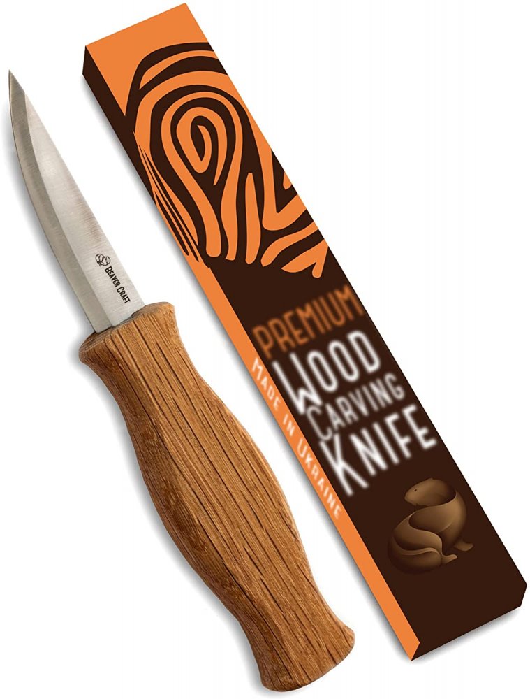 【BeaverCraft】 【正規販売店】 木製彫刻用 木彫り ウィトリングナイフ Whittling Knife C4