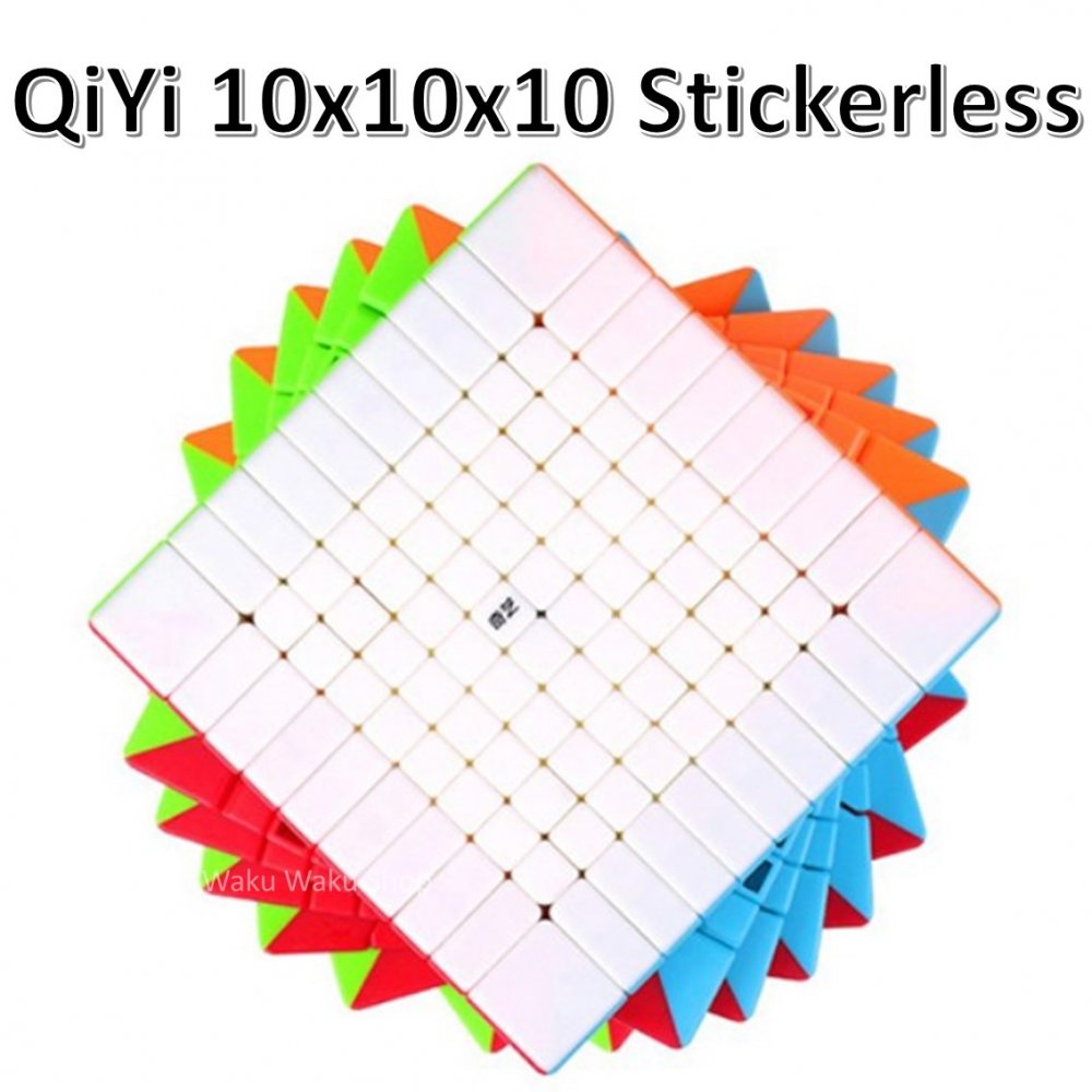 【安心の保証付き】 【正規販売店】 QiYi 10x10x10キューブ ステッカーレス (QiYi 10x10x10 Stickerless) おすすめ