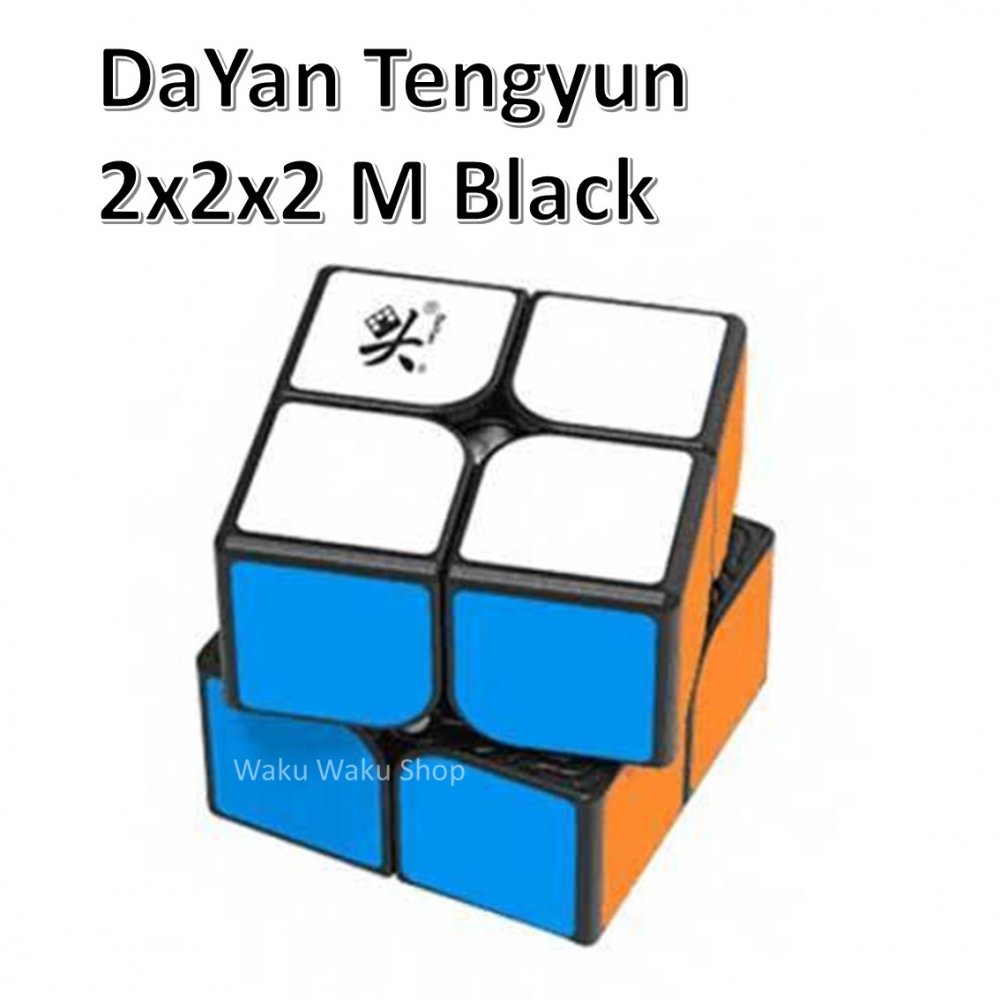 【安心の保証付き】 【正規販売店】 DaYan Tengyun ダヤン テンユン 2x2x2キューブ（ブラック） 磁石搭載 ルービックキューブ おすすめ なめらか