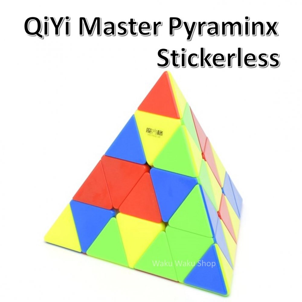 【安心の保証付き】 【正規販売店】 QiYi マスターピラミンクス ステッカーレス Master Pyraminx stickerless 4x4 お…