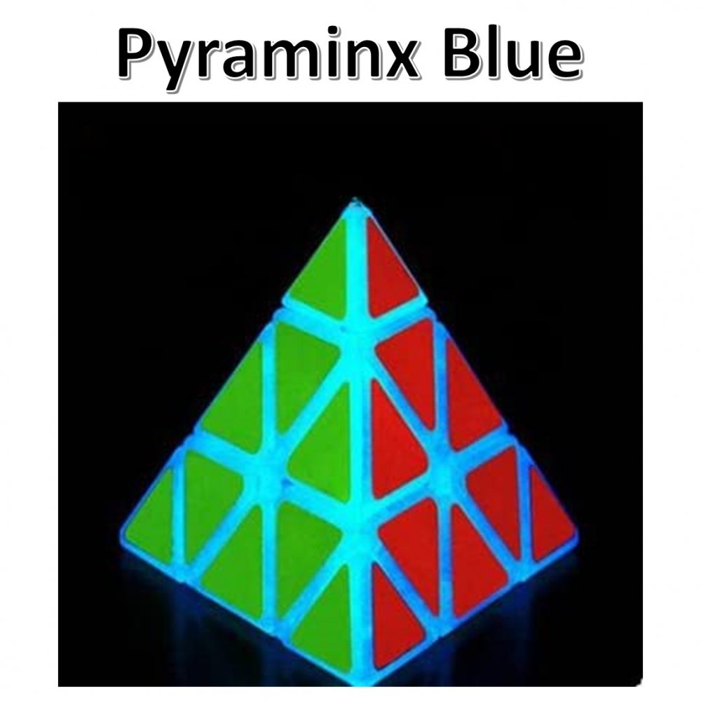 yS̕ۏؕtz Z-CUBE ÈłŌXs[hL[u L[u uL[u (s~NXAu[) luminous cube pyraminx blue