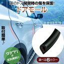 ★ポイント5倍★車 ドアモール ドアガード 車用ドアモール 自動車ドアモール ガード カー用品 汎用 キズ 衝撃 保護 透明 傷 防止 車用品 エッジプロテクタ ブラック