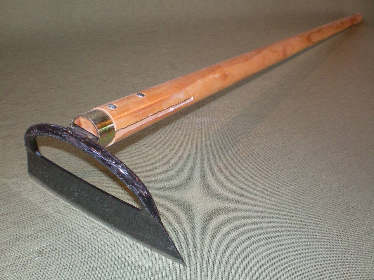 ※期間限定オマケ付き※ 千成 AD-552 立鎌 鋼付 18cm刃 塗木柄 120cm 用具 工具 鍬（くわ） クワ くわ ホ..