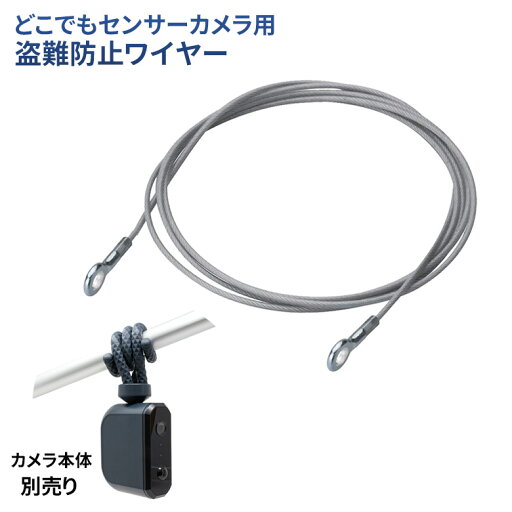 【メール便】ムサシ RITEX 盗難防止ワイヤー(C-RC7203) 対応機種:乾電池式どこでもセンサーカメラ 防犯カメラ用取付け器具 取付け金具 パーツ LED 屋外 エクステリア 防犯グッズ アフターパーツ 【メール便】ムサシ RITEX 盗難防止ワイヤー(C-RC7203) 対応機種:乾電池式どこでもセンサーカメラ 防犯カメラ用取付け器具 取付け金具 パーツ LED 屋外 エクステリア 防犯グッズ アフターパーツ