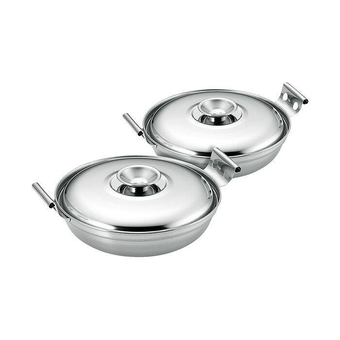 SUS・ga［サス・ガ］ ステンレス寄せ鍋17cm 2個セット SUS-Y300 オール熱源対応 キッチン カトラリー おしゃれ 新生活 雑貨 贈り物 ギフト プレゼント イベント 燕三条 日本製 国産 よこやま