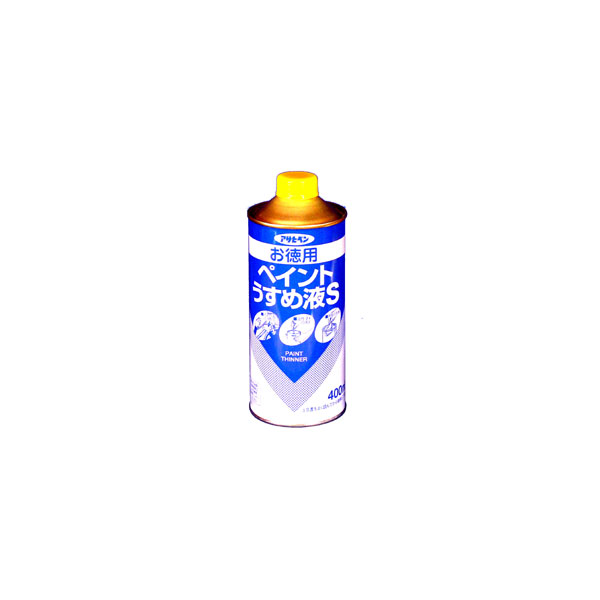 お徳用ペイントうすめ液S 400ml 塗料 薄め液 DIY 工具 ガーデニング アサヒペン 福井