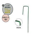 【人工芝 固定部材】プロターフ 専用 目串 緑塗装 50本入り人工芝 芝生 人工芝生 固定部材 固定部品 コの字釘 オンリーワン