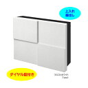 【壁付け ポスト】パーサス デコ Type1 ダイヤル錠付き 上入れ前出し 壁面取付タイプ フロストホワイト色戸建て 新築 リフォーム 郵便受け ポスト 大型配達物対応 玄関ポスト ぽすと post 郵便ポスト モダン おしゃれ 新聞受け【送料無料】