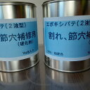 エポキシパテ 節腐れや抜け節を補修し埋めます DIY 主剤と硬化剤を含みます shinka011