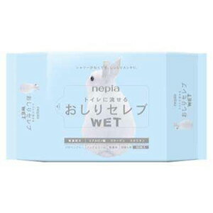 ウェットティッシュ ネピア おしりセレブウエットタイプ詰替え60枚×8個セット