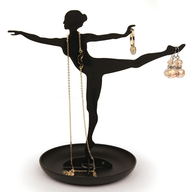 【 メール便 】 アクセサリー 収納 スタンド ディスプレイ バレリーナ バレエ ジュエリー 【 KIKKERLAND/キッカーランド 】 Jewelry Stand Ballerina おもしろ 雑貨 プレゼント 指輪 ネックレス スタンド / WakuWaku