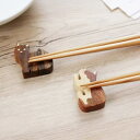  箸置き おしゃれ 木製 猫 動物 Pittari Chopstick rest 猫雑貨 ハリネズミ フクロウ パンダ 木 セット プレゼント ギフト / WakuWaku