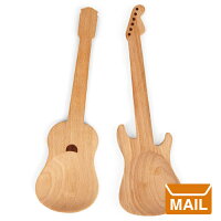 サラダサーバー ギター スプーン 【 KIKKERLAND / キッカーランド 】Rockin Guitar Salad Servers 海外 デザイン おもしろ 雑貨 エレキギター 形 木製 ブナ材 サラダ サーバー おしゃれ ホームパーティ / WakuWaku