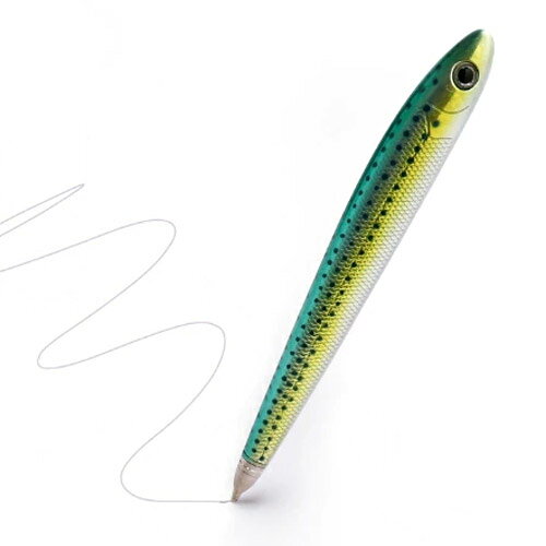 【 メール便 】 おもしろ 文房具 ボールペン フィッシュペン FISH PEN 【 Fiiiiish / フィッシュ】ルアー お魚 フィッシュ ペン 釣り 好き プレゼント 父の日 釣り ギフト / / WakuWaku wakuwaku00-10000425 WakuWaku サンプル画像3