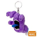 【 メール便 】 キーホルダー レディース かわいい ぬいぐるみ スクリーミングハンド 10cm【 NICI / ニキ 】Bean Bags ビーンバッグ プレゼント サンタクルーズ パープル 手 ハンド SANTA CRUZ / WakuWaku
