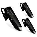 【楽天ランキング入賞】 ヘッドセット 片耳 bluetooth マイク付き usb 無線 高音質 Glazata EC200 黒 3点セット ハンズフリー 携帯...