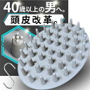 【40歳以上の男性用★毛髪診断士推奨】 頭皮ブラシ スカルプブラシ シャンプーブラシ メンズ シリコン 柔らかい updoor 男性 ヘアブラシ お風呂 頭皮ケ...
