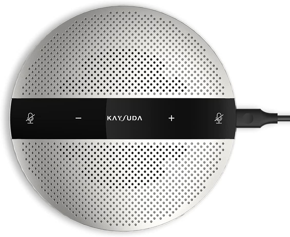 スピーカーフォン ハンズフリー 高音質 会議用 zoom対応 マイク付き Kaysuda SP300U マイクスピーカー USB式 全指向性PCマイク