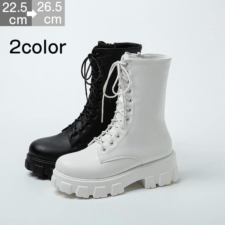 レ ブーツ レースアップ 大きいサイズ レースアップブーツブーツ ブーツ 厚底 ショートブーツ レディース ブーツ レディース 5cm