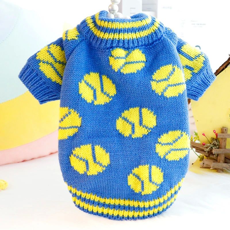 超かわいい 小型犬 中型犬 スタイリッシュ ニット カジュアル セーター バスケットボール プリンセス ..
