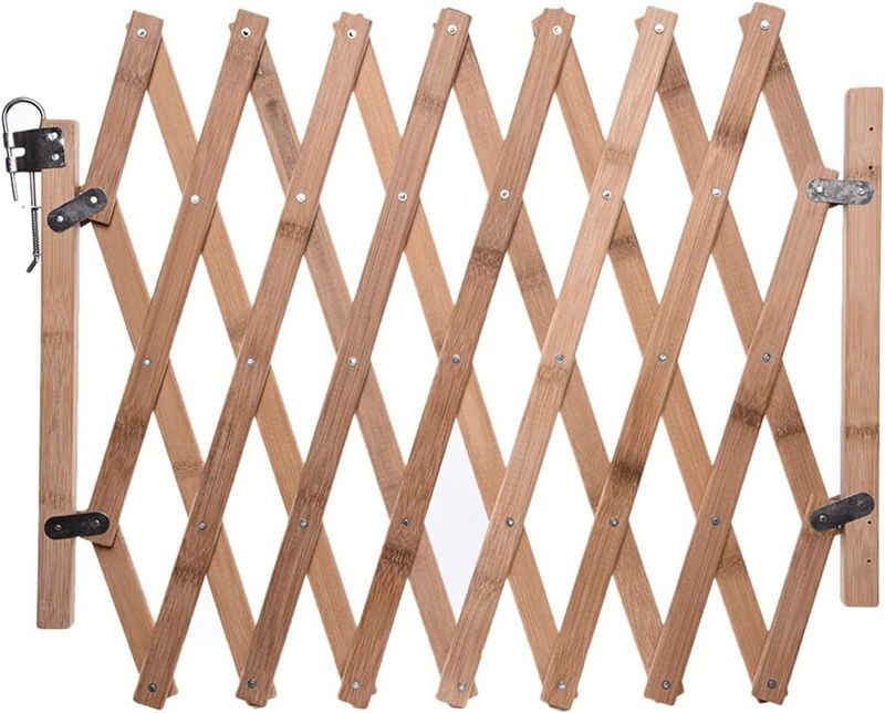 犬用フェン ベビーゲート あかちゃん ペット ドア付き フェンス 庭 間仕切り ペットフェンス 伸縮 フェ..