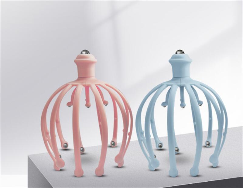 頭スッキ 頭皮ゾクゾク快感 ヘッドスパワイヤー リラックス 手動 12爪頭皮マッサージ器 マッサージ ヘッドマッサージ 2点セット