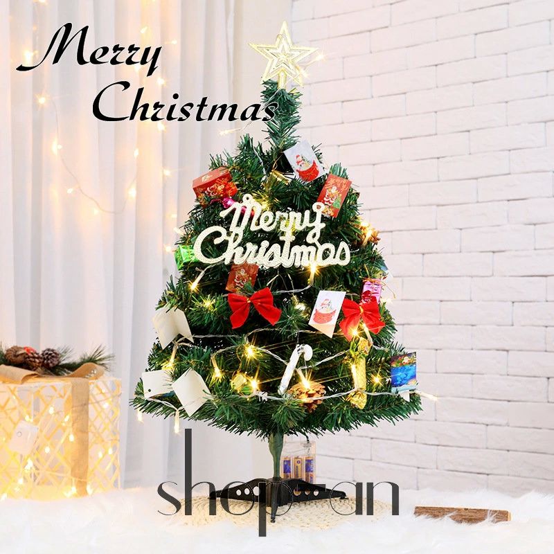クリス LEDイルミネーション クリスマス飾り 小さめ ミニツリー 60cm 45cm 30cm 卓上 クリスマスツリー..