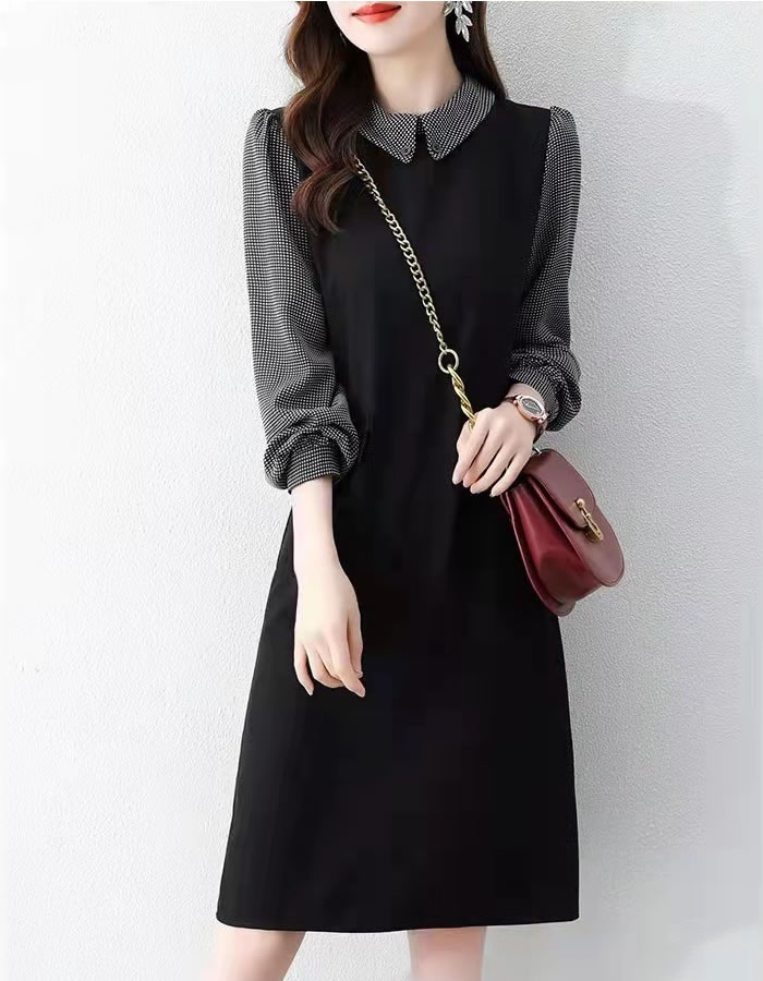 パーディーワンピース秋 大人ワンピース 重ねきワンピース秋 レディースシャツワンピース秋 秋ワンピース レディースワンピース