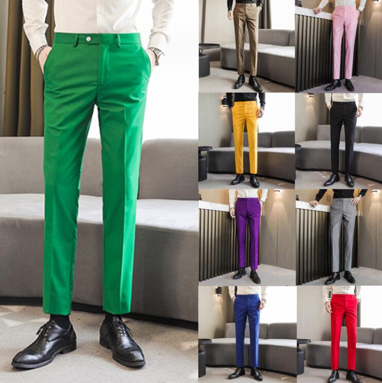 カ 演出服 冠婚葬祭 紳士服 春夏秋冬 スーツパンツ スリム 通勤 細身 無地 メンズ ロングパンツ ビジネス おしゃれ スラックス