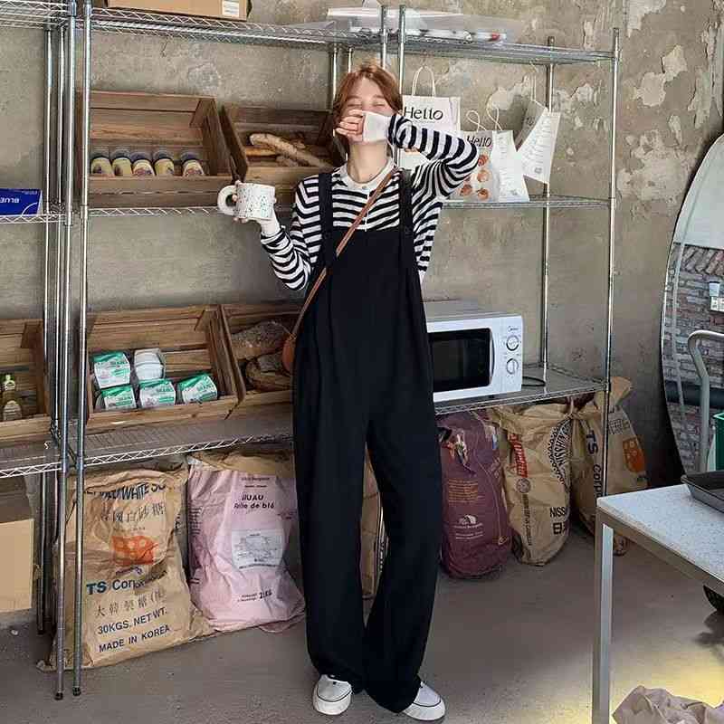 キ 普段着 ロングパンツ 体型カバー ボトムス つなぎ カジュアル 春秋 大きいサイズ オーバーオール レディース オールインワン