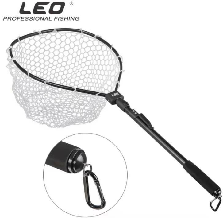 釣り コンパクト ランディングネット 淡水海水適用 釣りネット 超軽量 タモ網 折りたたみ 玉網 ラバー..