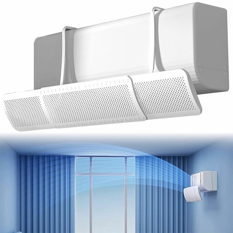 オールシーズン 防止 直風 エアコンルーバー 夏冬兼用 暖房 冷房 かぜよけ 風除け エアコン風よけカバ..