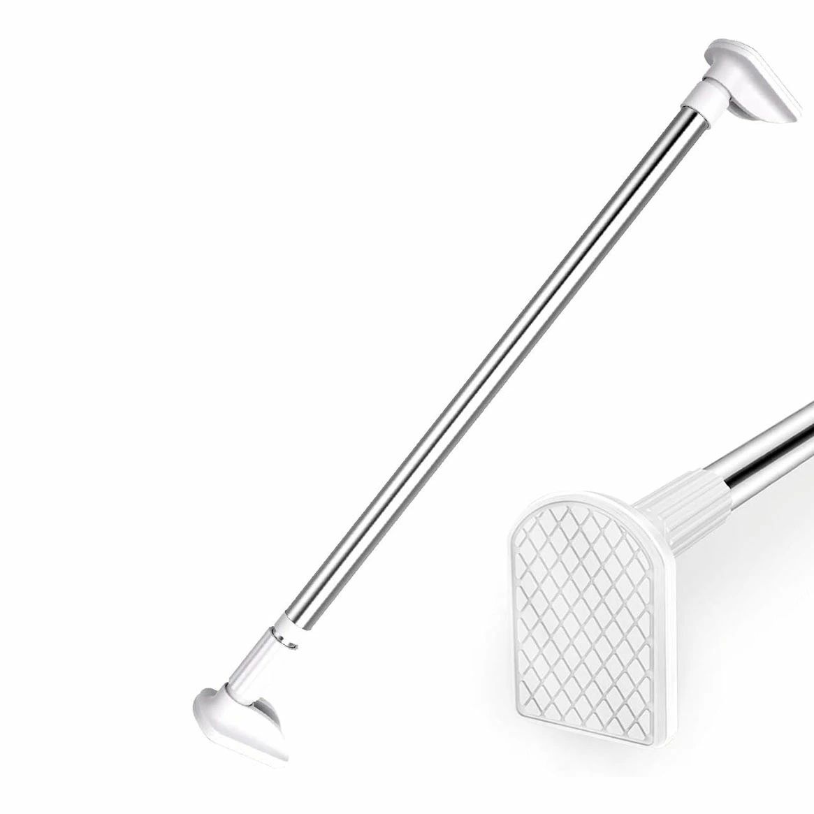 物干し シャワーカーテンロッド カーテンロッド クローゼットロッド 伸縮棒 3m 2m ドリル不要 強い負荷..