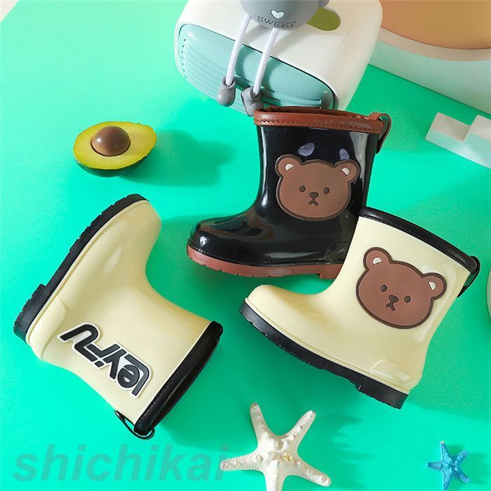 子ども こども キッズ かわいい 可愛い おしゃれ リボン くつ 靴 雨具 雨靴 梅雨対策 滑り止め 子供用 レインブーツ 長靴 雨靴