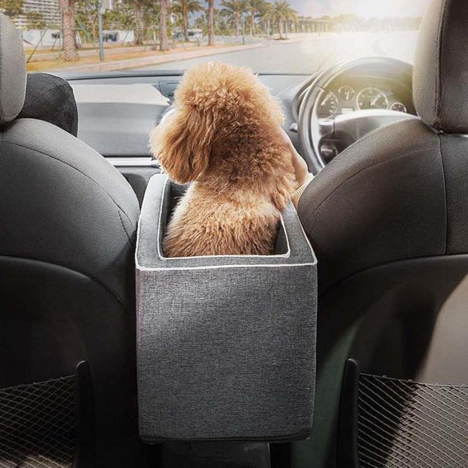 カーシートカバ 車用ペットシート マット 犬ドライブ 滑り止め 防水 ボックス シート 車 犬 ドライブボックス 犬猫ドライブ用品 3