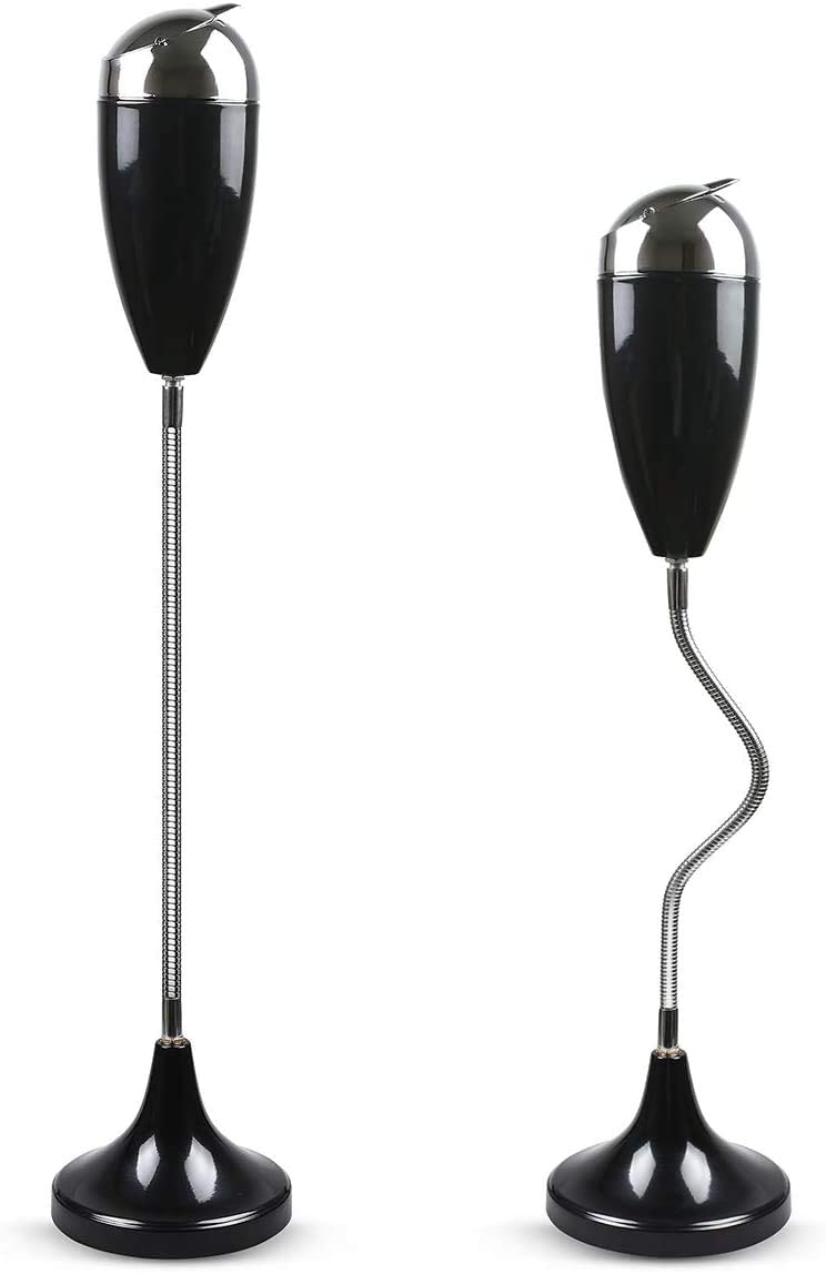 一個入り（ブラック） ステンレス 兼用 室内 屋外 おしゃれ ふた付き