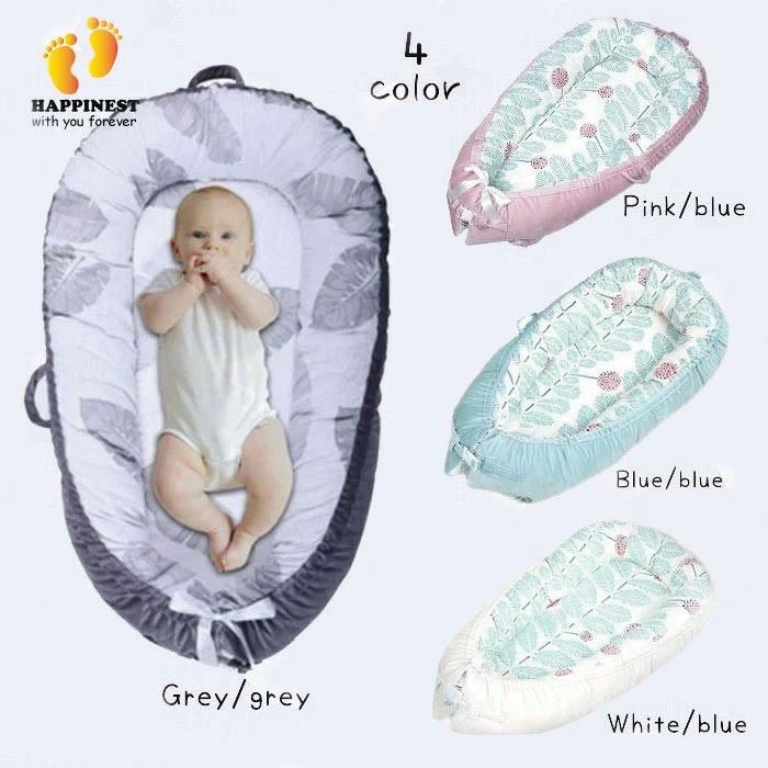 オーガニ ベビーガード 寝返り防止 洗濯可能 添い寝 ベビー布団 折りたたみ ベッドインベッド ミニ ベビーベッド 簡易 赤ちゃん