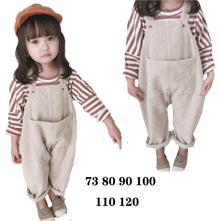 ベビー? 長ズボン パンツ シンプル オールインワン ベビー キッズ サロペット 女の子 男の子 サロペッ..