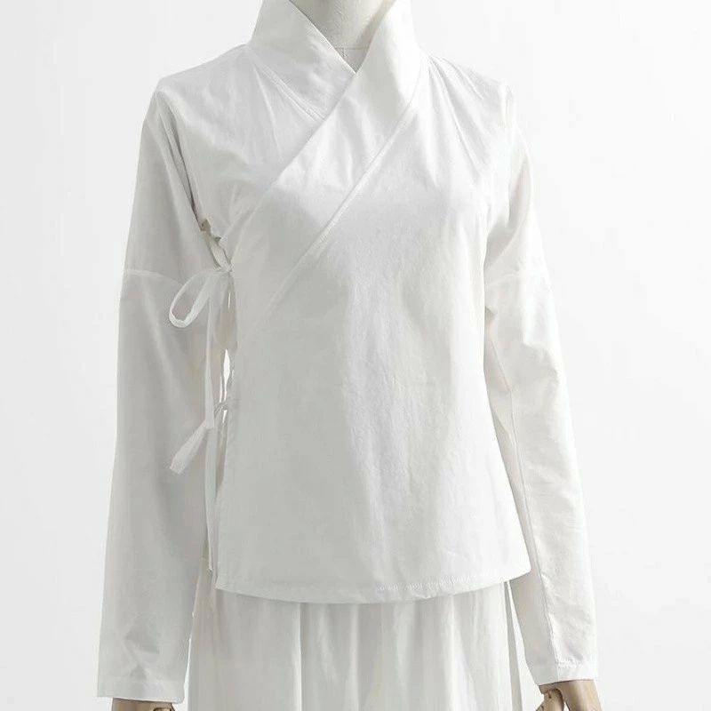 和 一体型 初心者 簡単 長袖 インナー メンズ レディース きもの 衿付き 簡単 着物 長袖襦袢 上下セット スカート ズボン シャツ