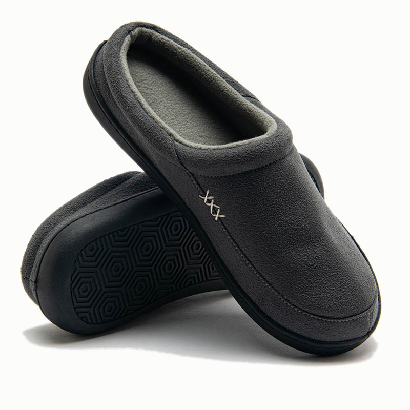 室内/室外履き 消音タイプ 防寒 フワフワ 洗える クロッグ ボア付き 大きいサイズ 軽量 暖かい 冬 スリッパ メンズ