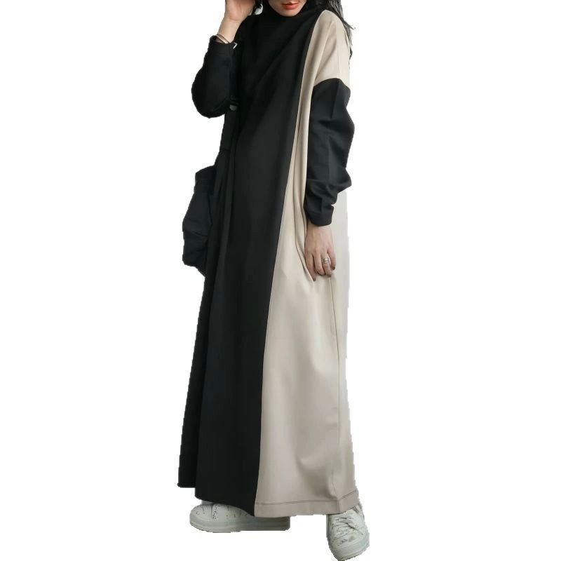 お出かけ 普段着 春秋冬 きれいめ カジュアル 体型カバー着痩せ 大きいサイズ リゾート フリル 切り替え 長袖 チュニック ドレス マキ..