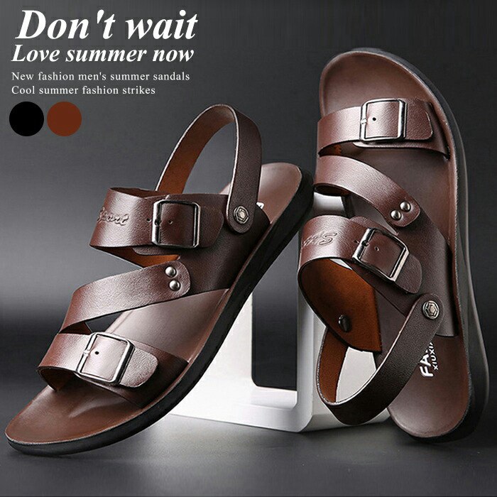 メンズ ビジネス サンダル おしゃれ 防滑 通気 人気 蒸れない 歩きやすい 夏用 軽量 アウトドアサンダル メンズ メンズ