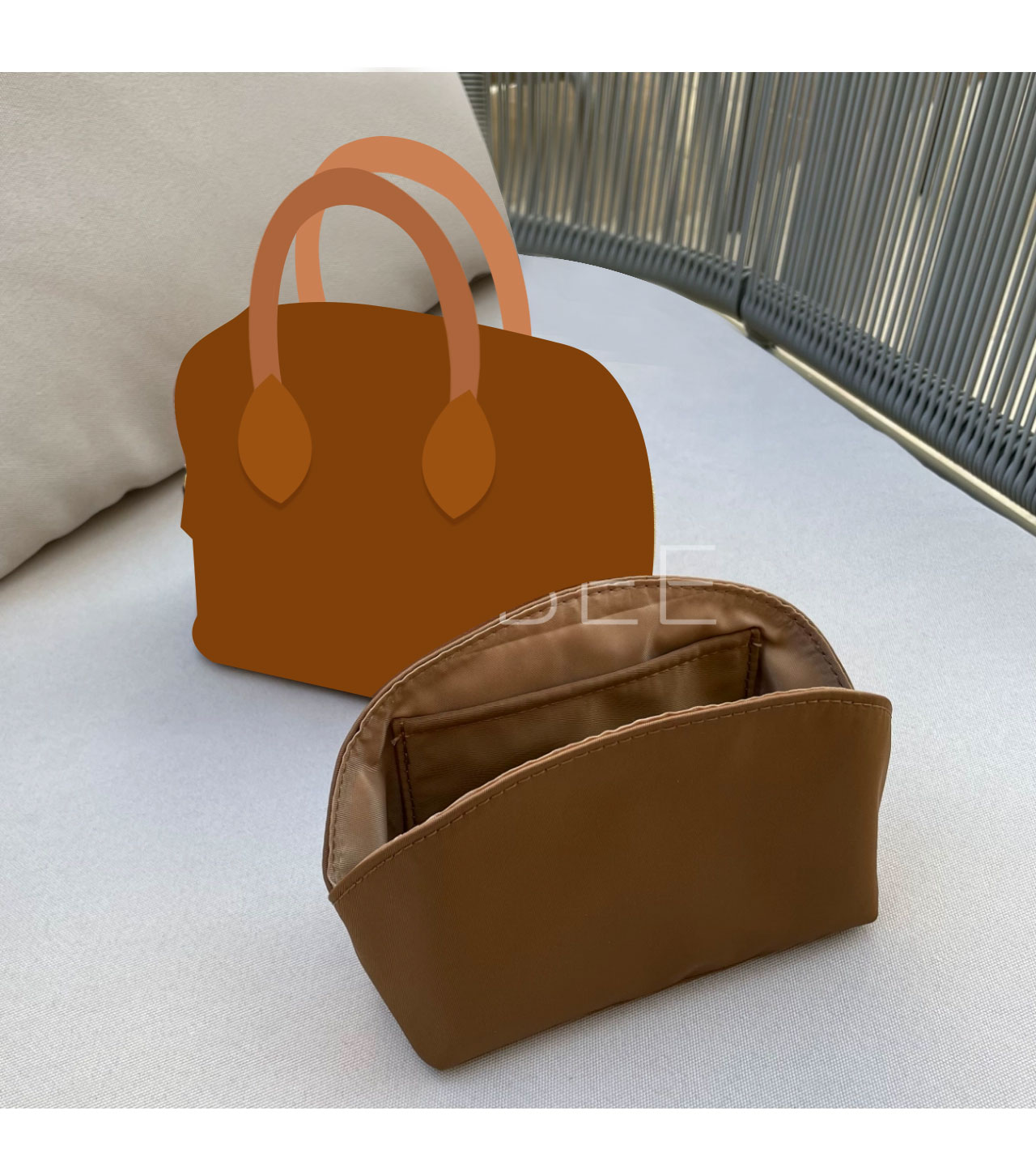 ツールボックス レディース ナイロン素材 インナーバッグ mini/25/27対応 1923 Bolide Hermes 軽い 自..